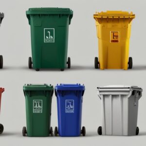 1100l waste bin