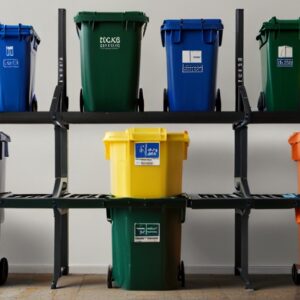 1100 litre recycling bin