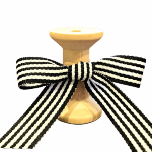 No 114 – Black & White Stripe 15mm