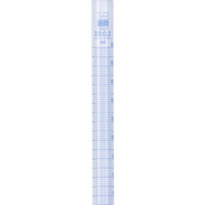 Hirschmann Test Tube 20 : 0.2 ml NS-Grinding, PE-Stopper, Blue Graduated