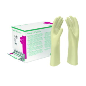 B. Braun Vasco OP Gloves, Size 8.5 OP Sensitive, Latex, Powder-Free, Sterile, Pack of 40 Pair