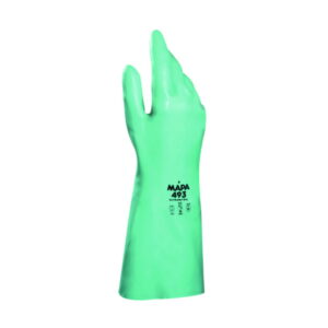 Gloves Ultranitril 493 size 9 – 9.5, nitrile, length 39 cm, pair