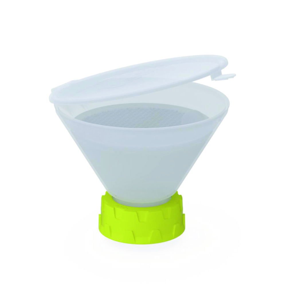Bohlender b.safe Funnel 130 S 55 – Ø 130 mm, Static‑Dissipative PE‑EX, White