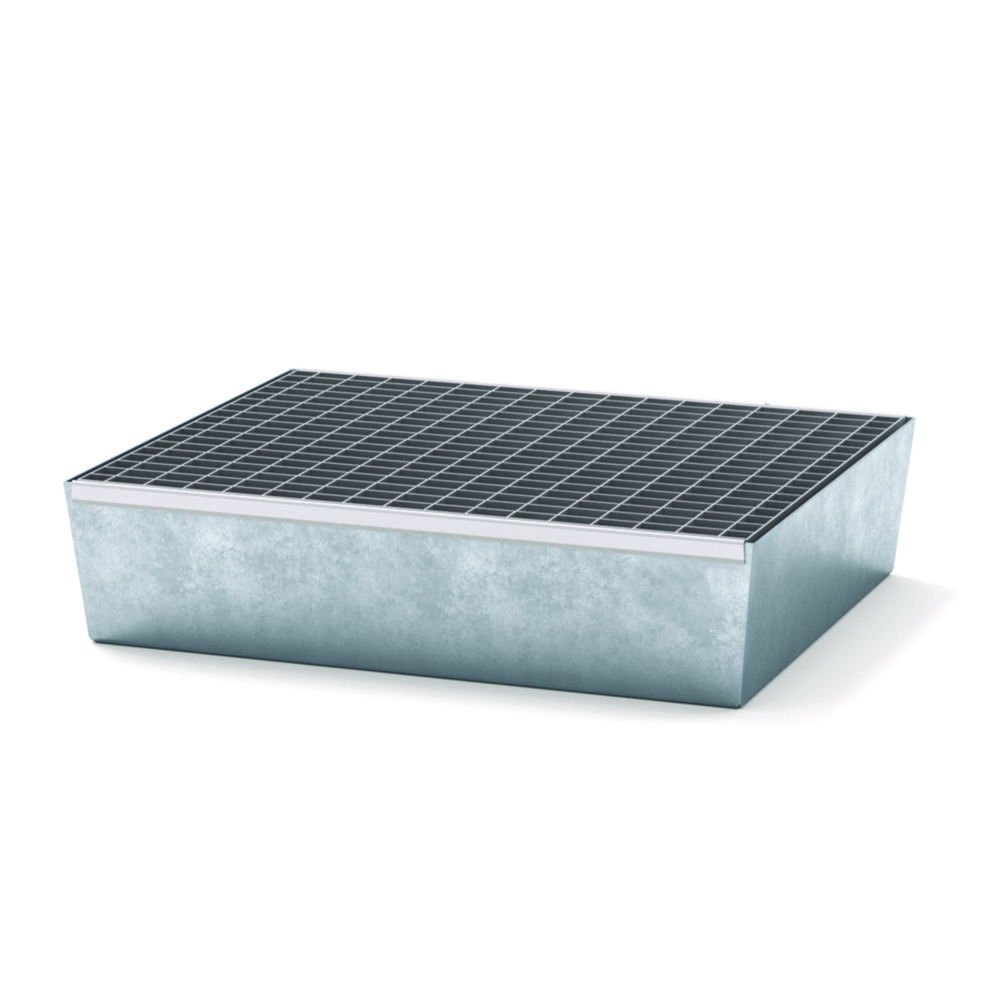 Asecos Collecting Tray 785 x 635 x 180 mm, Steel, Electroplated