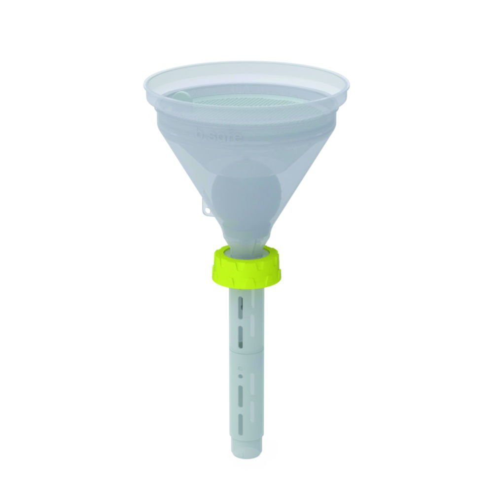 Bohlender b.safe Funnel 180 S 51 – Ø 180 mm, White, Static‑Dissipative PE‑EX Option