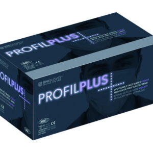 Unigloves OP Mouthguard Profile Plus Violet Fleece Ear Loop Round, Pack of 50