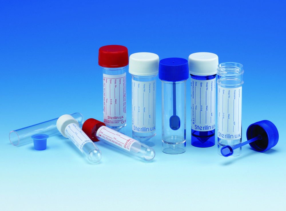 Universal Container 30 ml, PS, plain label, pack of 400