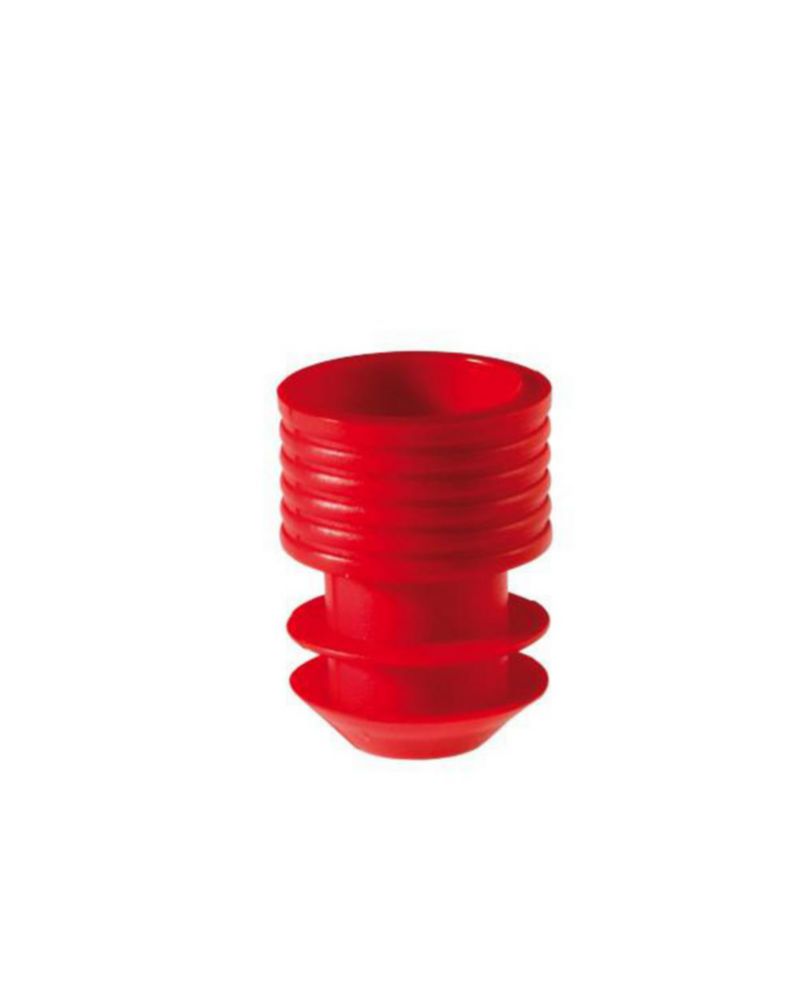 Ratiolab Stoppers 11–12 mm, Red, Pack of 1000
