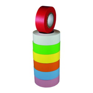 LLG Adhesive Label Tape, Red Length: 12.7 m, Width: 19 mm, Pack of 4