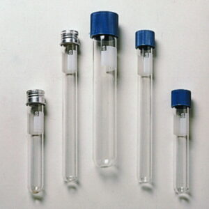 Schuett-Biotec Test Tubes with Aluminium Screw Cap, Boro Glass, 15 mL, 16 x 98 mm (Pack of 100)