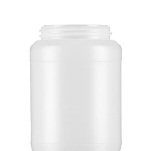 Kautex Textron Storage Jar, Round, HDPE Natural, 1000 mL, Without Lid (9073074)
