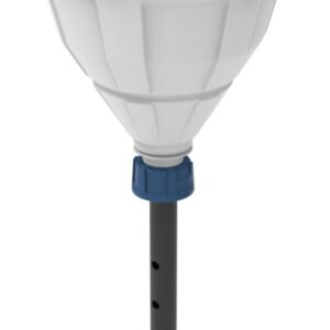 SCAT Funnel with Ball “ARNOLD” V2.0 GL45 PE-HD White with Lance (220 mm)