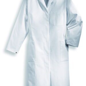 Uvex Ladies’ Laboratory Coat, Size 52, White, 100% Cotton, 1/1 Arm Type (81509)​