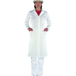 Uvex Ladies Laboratory Coat, Size 36, White, 65% Polyester / 35% Cotton, 1/1 Arm Type (81510)​