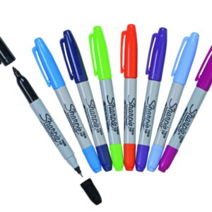 Heathrow Scientific Sharpie Dual Tip Permanent Marker Set – 8 Assorted Colours (Pack of 8)