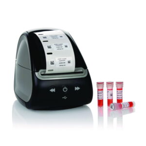 CryoSTUCK® labels for frozen surfaces 1.125″ x 0.625″ + 0.437″ /28.6mm x 15.9mm + 11.1mm roll with 750 labels