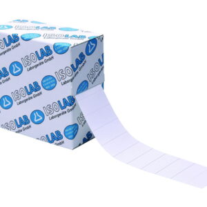 ISOLAB Label Rectangular Form 24×13 mm White Pack of 1000
