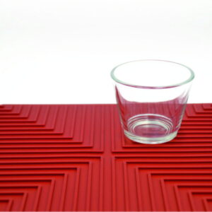 Deutsch & Neumann Silicone Laboratory Mat (Red, 250×250 mm)