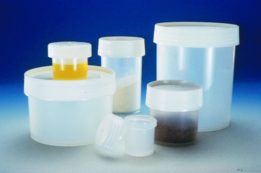 Thermo Nalgene Jars (PP) with Screw Cap, 500 mL (Pack of 6)