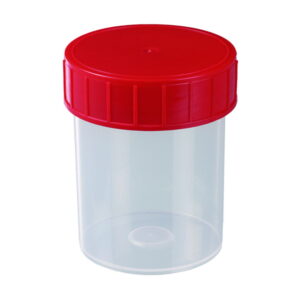 Bürkle Sampling Cup 125 ml PP, Transparent, with Lid