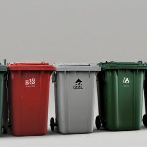 1100l general waste bin