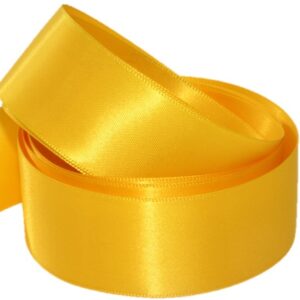 DFS Sunflower Yellow (25mm) Satin Ribbon