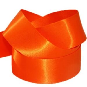 DFS Tango Orange (15mm) Satin Ribbon