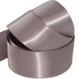 DFS Steel Pewter (15mm) Satin Ribbon