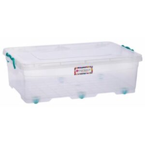 30 Litre Storage Box Clear Clip and Lock