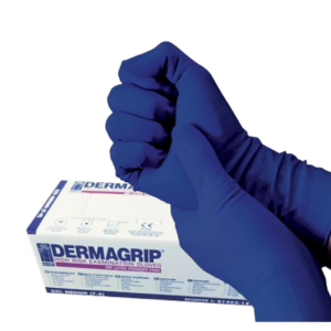 Dermagrip triple safety latex surgical gloves