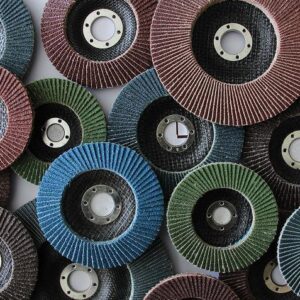 Abrasives- Klingspor Abrasive Discs, 80 Grit, 125mm, PS22K, GLS5-8 Holes (each of 50)