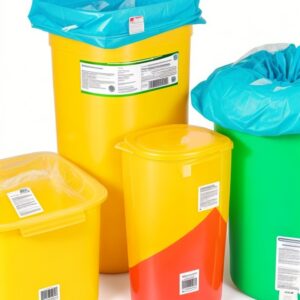 syringe disposal container