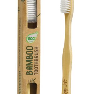Bamboo Toothbrush Medium Bristle – Singles