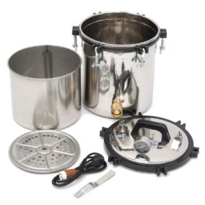 Portable Stainless Steel Autoclave Steam Sterilizer 18L
