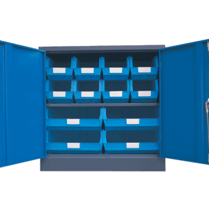 Blue – Linbin ® Storage Bin Half Size Cabinet Kit 3