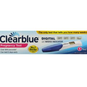 Clearblue Digital Pregnancy Test with weeks indicator – Single