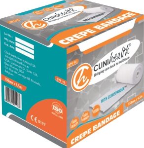Crepe Bandage 150mm X 4.5m CliniHealth – 1s