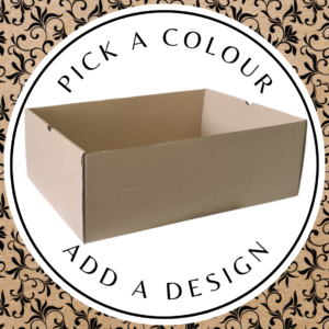 Design Hamper Tray (XL) – Brown Kraft 420 x 295 x 160mm