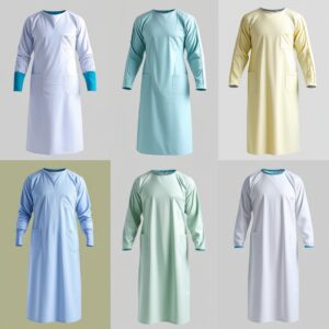 washable scrub gown