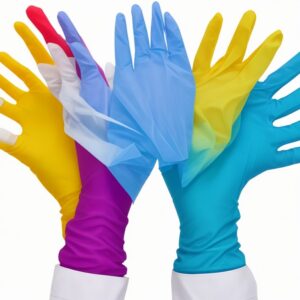 Black Nitrile Exam Gloves, Box of 100, 3 Mil, Size X-Large, Latex Free …