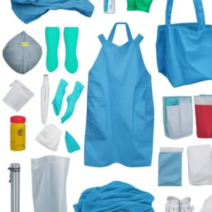 Disposable STERILE REINFORCED Surgical gown – 1 unit (50gsm)