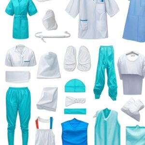 Disposable STERILE REINFORCED Surgical gown – 1 unit (50gsm)