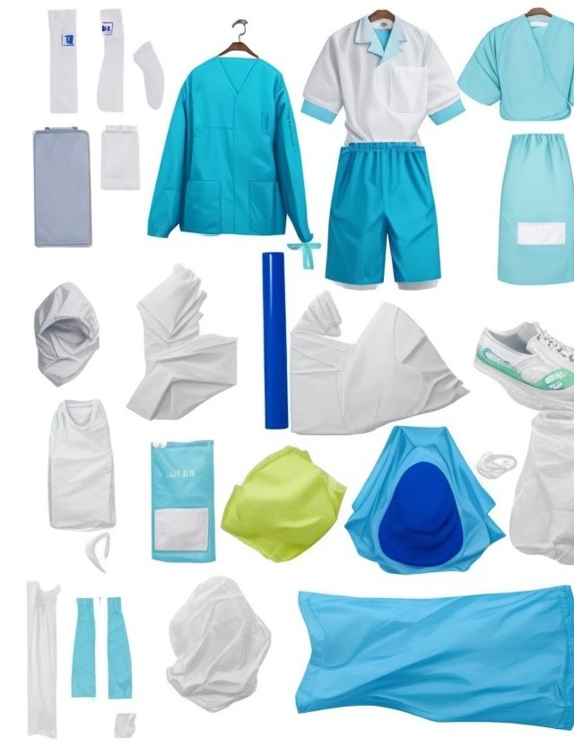 plastic mop caps green