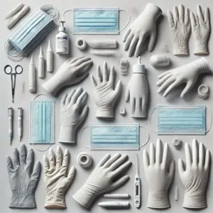 Ansell Microflex, Size 6½-7 (S), Black Double-sided Nitrile Gloves, Powder-free, Length 245mm, Wall Thickness 0.12mm