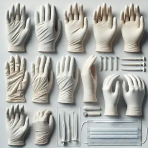 B. Braun Vasco Gloves, Size XL (9-10), Nitrile Light, Powder-Free, Latex-Free, Non-Sterile, Pack of 90