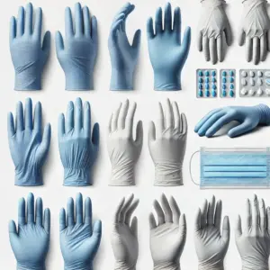 Unigloves Nitrile Gloves Mint Pearl Size S Powder Free, Non-Sterile, Rolling Edges, Micro-Roughened Finger Tips, 10 Packs of 100