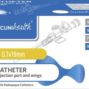 IV Catheter 24G with Injection port and wings – Singles