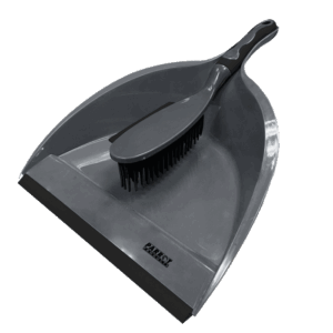 Janitorial Rubber Dustpan and Brush