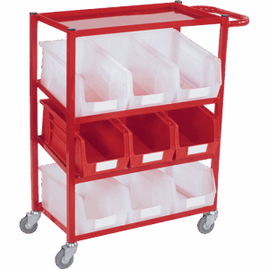 Linbin ® Storage Bin Trolley Kit 4
