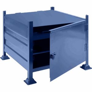 Lockable Solid Side Bin